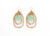 Jade faceted tear drop