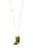 The Saber Tooth Multi - Multi-green horn pendant