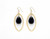 Kiss of Death - Black Onyx Faceted Tear Drop Stone