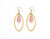 Pucker Up X2 - Coral Tear Drop Stone