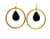 Kiss of Death - Black Onyx tear drop