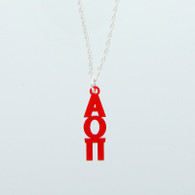 Acrylic Monogrammed Sorority Necklace
