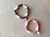 Purple & White ,  Pink & White
