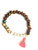 Coral Tassel- Blonde & Brown Beads
Sold as a Set of Two