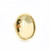 Hammered Oval Gold-Tone Ring