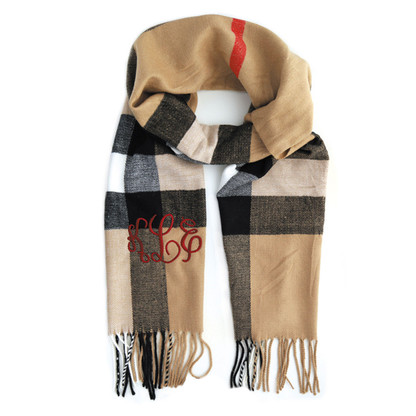 Camel Plaid
Script Monogram