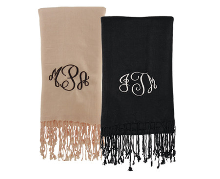 Black & Ivory scarves