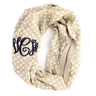 Beige with White