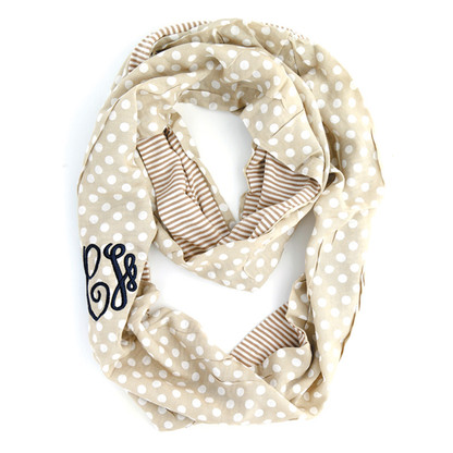 Beige with White