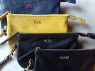Black, Taupe, Navy, Mustard Yellow
1/2 Inch Block Font Monogram
First, Middle & Last Initial Monogram Order
Non-Traditional Monogram