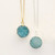 Aqua Druzy Stone