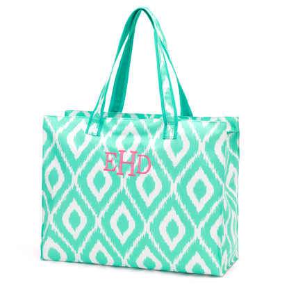 Mint Ikat Beach Bag
Classic Monogram
Hot Pink Thread