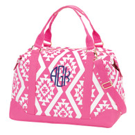Hot Pink Aztec Beach Bag
Circle Monogram
Navy Thread