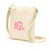 Crème Crossbody Purse
Cotillion Mongram Font
Hot PInk Thread