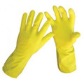 Yellow Rubber Gloves 12/pairs