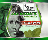 Once again Jackson's is offering the lowest price anywhere for stem & vein Ultra Fine powder.  Our stem & vein is freshly milled each day! 

Remember... Just like everything else Jackson's Kratom offers, standard SHIPPING IS FREE!