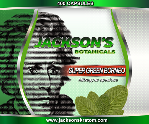 Jackson's is pleased to bring you our Super Green Borneo Capsules.   Buying a bulk bag of 400 capsules is the same price as buying 3 bottles of 100 capsules but, when you purchase a bag of 400 fresh capsules you're basically getting 100 capsules more for FREE!  Each capsule contains approximately 600mg of freshly milled powder.   
 