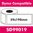 Compatible Dymo SD99019 Large Lever Arch File Folder Label (6 rolls)