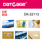 Compatible Brother DK-22113 Continious Clear Film Tape (8 rolls)