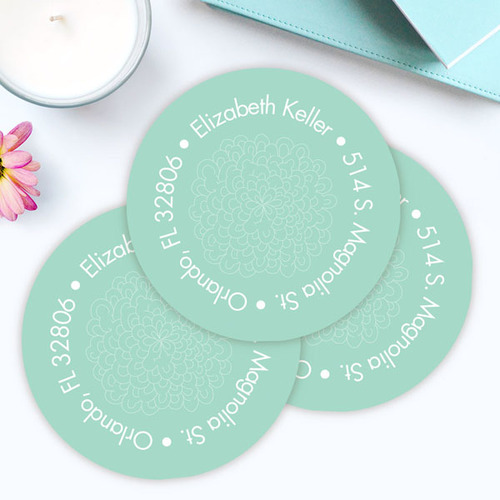 Sweet Flowers Label Set