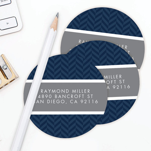 Herringbone Mood Label Set