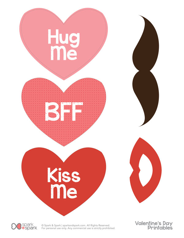 free valentines day printables spark and spark