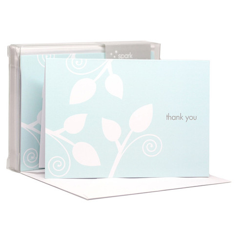Shop Blank Notecard | Leaves On The Air L.Blue
