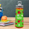 Curious Lady Bug Sports Water Bottle