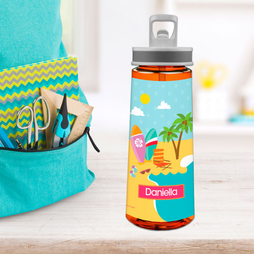 Fun At The Beach Sports Water Bottle