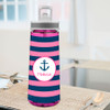 Let’s Sail Pink Sports Water Bottle