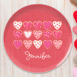 Full of Hearts Kids Plates