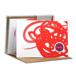 Check Out Our Boxed Note Cards | Urban Graffitti Red