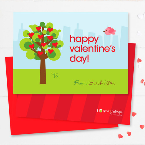 Preschool Valentine Cards | A Tree Of Love