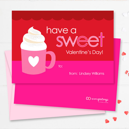 Cute and Fun School Valentine Cards | A Cup Of Sweetness