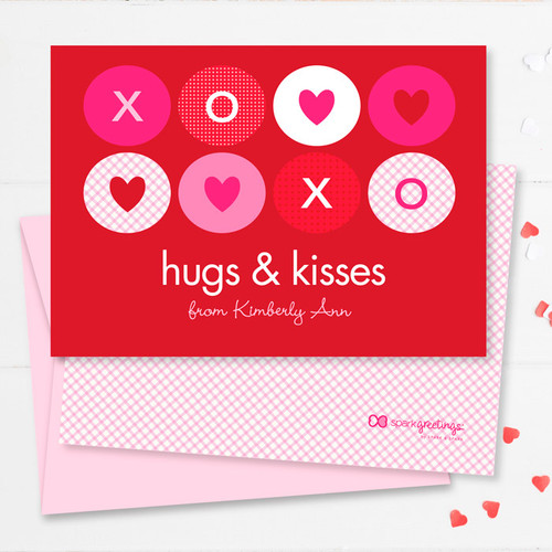 Preschool Valentine Cards | Hugs And Kisses