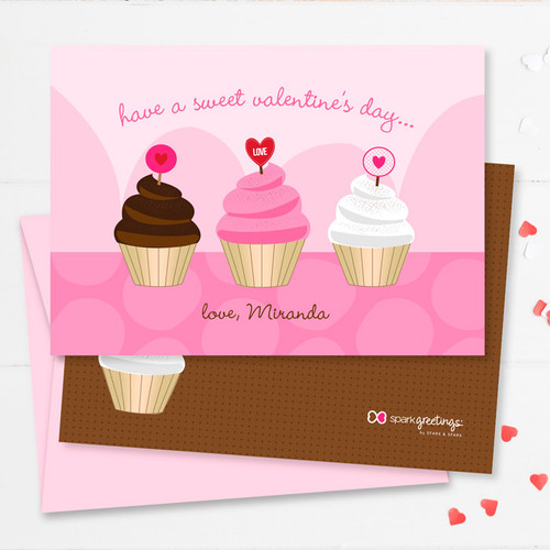 Toddler Valentine Cards | A Sweet Cupcake For