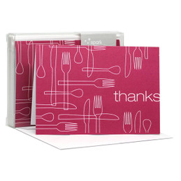 Check Out Our Boxed Note Cards | Delicious Thanks Fuschia