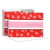 Check Out Our Boxed Note Cards | Flowers On A Swirl Red