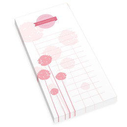 Clear Poms Poms Personalized List Pad