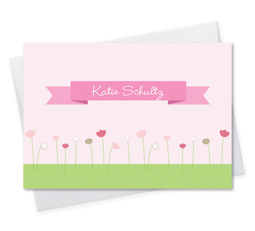 Shop Personalized Folded Note Cards | Sweet Field
