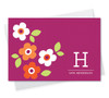 Awesome Personalized Note Cards And Stationery | Pink Charming Flowers