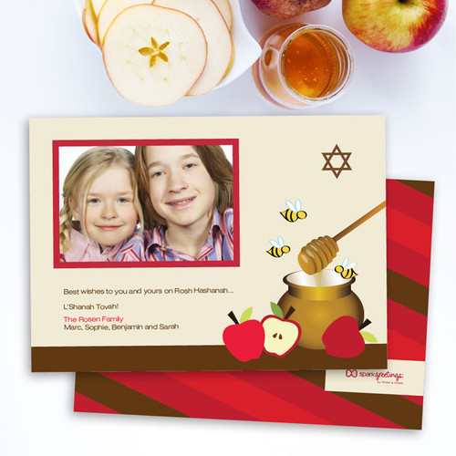Jewish New Year Greeting Cards | Honey Bees
