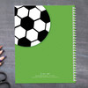 soccer field personalized notebook for kids