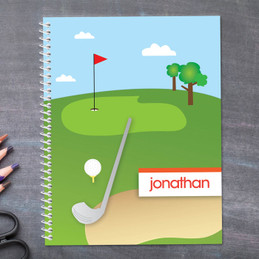My Love for Golf Kids Notebook
