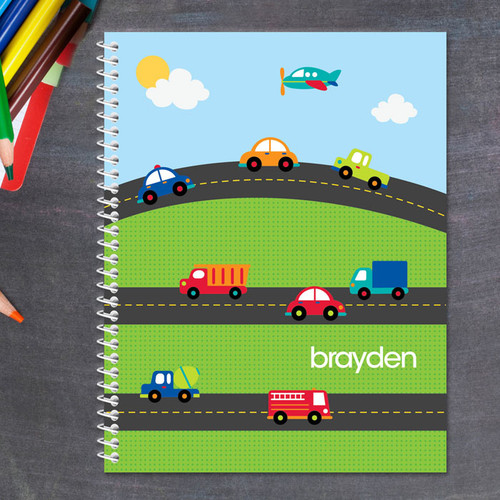 daily commute personalized notebook for kids