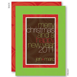 holiday cards custom printed | Xmas Message Christmas Cards by Spark & Spark