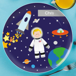 Fly To The Moon Kids Plates