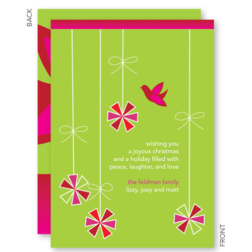 Personalized Christmas Cards | Hanging Ornaments Christmas Cards by Spark & Spark