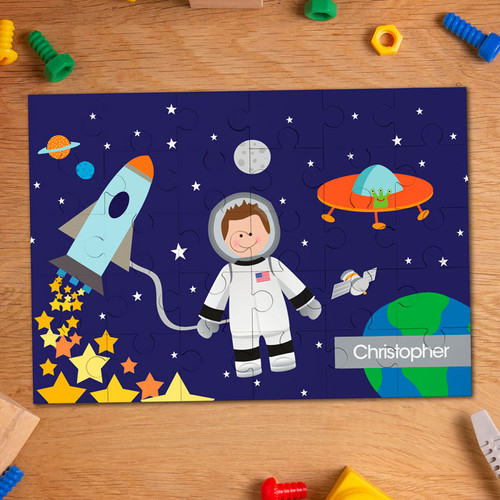 Fly to the Moon Personalized Puzzles
