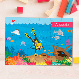 Under the Sea Girl Personalized Puzzles by Spark & Spark